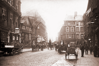 Picture of Lancs - Manchester, The Market Placec1906 - N4119