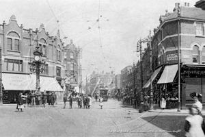 Jubilee Clock, High Street, Harlesden in North West London c1910s