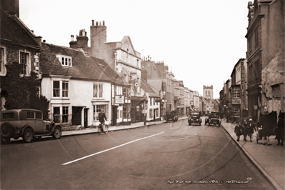 High Street, Dorchester in Dorset c1930s