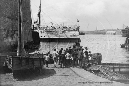 The Harbour, North Corner, Plymouth in Devon c1902