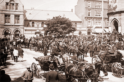 St Andrew's Hall showing Before the Competition of the Post Office Plymouth in Devon c1900s