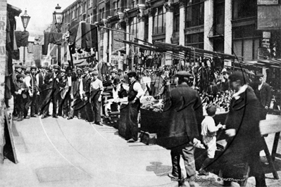 Picture of London, E - Aldgate, Petticoat Lane c1900s - N4251