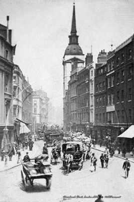 Picture of London - Gracechurch Street, St Benet Church c1860s - N4262