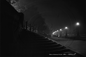 Victoria Embankment, Westminster in London c1900s