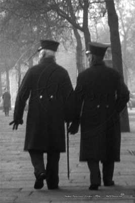 2 Chelsea pensioners, Chelsea in South West London c1930s