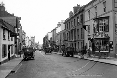 High West Street, Dorchester in Dorset c1930s