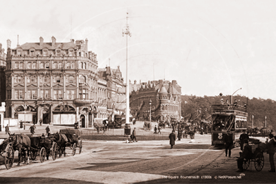 The Empress Hotel, The Square, Bournemouth in Dorset c1900s