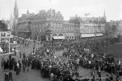 Celebrations in The Square, Bournemouth in Dorset c1900s