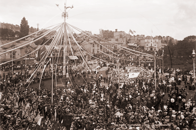 Celebrations in The Square, Bournemouth in Dorset c1900s