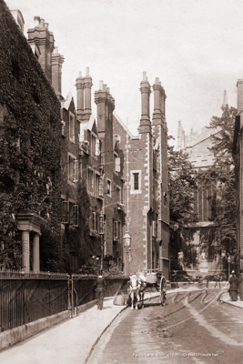 Picture of Berks - Eton, Keats Lane, Eton College c1895 - N4452