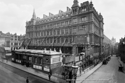 Cannon Street Station, Cannon Street, in the City of London c1880s