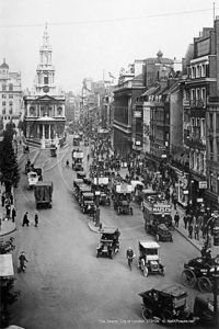 Picture of London - The Strand, St Clements Dane's Church c1910s - N4604