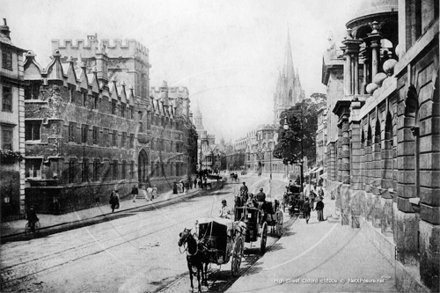 Picture of Oxon - Oxford, High Street c1890s - N4632