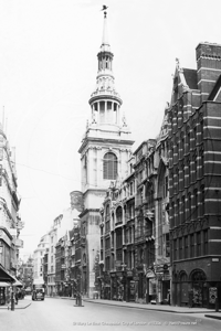 St Mary Le Bow, Cheapside in The City of London c1920s