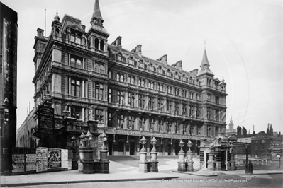 Cannon Street Station, Cannon Street, in the City of London c1870s