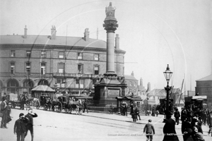 Picture of Yorks - Sheffield, Moor Head, The Crimean Monument c1893 - N4708