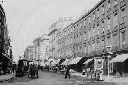 Craven Road, Paddington in West London c1910s