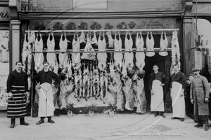 Picture of London, SE - Plumstead, H Reed & Co Butchers c1900s - N4954