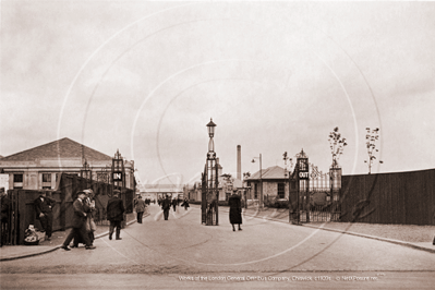 Works of The London General Omnibus Co Ltd, Chiswick in West London c1920s