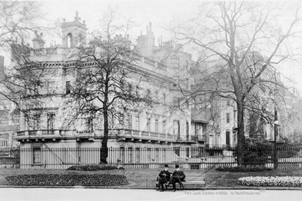 Park Lane in Central London c1900s