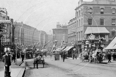 Bishops Bridge Road junction of Porchester Road & Westbourne Grove in West London c1900s