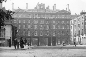 Euston Train Station in Central London c1900s