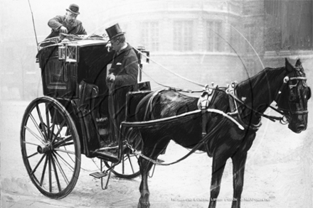 Picture of London - Hansom Cab c1900s - N5007
