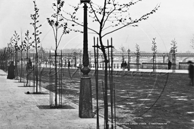 Thames Embankment in London c1890s