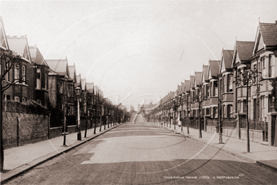 Picture of London, W - Hanwell, Grove Avenue c1900s - N5066