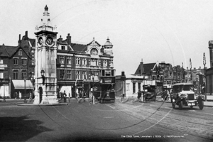 Clock Tower, Lewisham in South East London c1930s