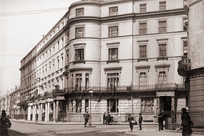 Gloucester Terrace, Paddington in West London c1900s