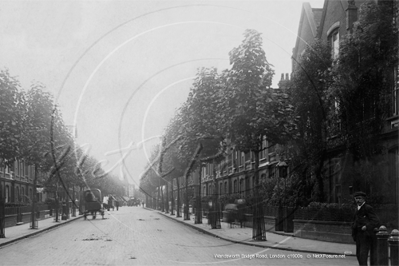 Wandsworth Bridge Road, Fulham in South West London c1900s