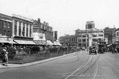 Clock Tower and Post Office, Lewisham in South East London c1930s