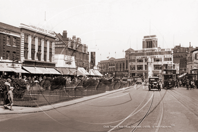 Clock Tower and Post Office, Lewisham in South East London c1930s