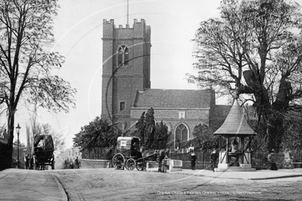 Charlton Church and Fountain, Charlton in South East London c1900s