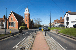 The Clock Tower, Shute End & The Terrace, Wokingham in Berkshire 4th April 2021 Picture taken by Vince Chin