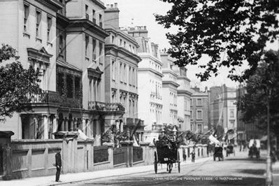 Craven Hill Gardens, Paddington in West London c1900s