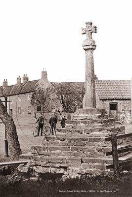 Bottom Cross, Linby in Nottinghamshire c1920s