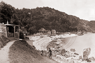 Picture of Devon - Babbacombe, Babbacombe Beach c1890s - N5290