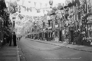 Picture of London, E - Bow, Watts Grove, previously Weston Street, George VII Coronation c1937 - N5281