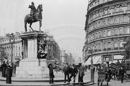 Picture of London - Charing Cross, Charles I Statue c1910s - N5304